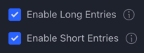 Enable Long / Short Entries